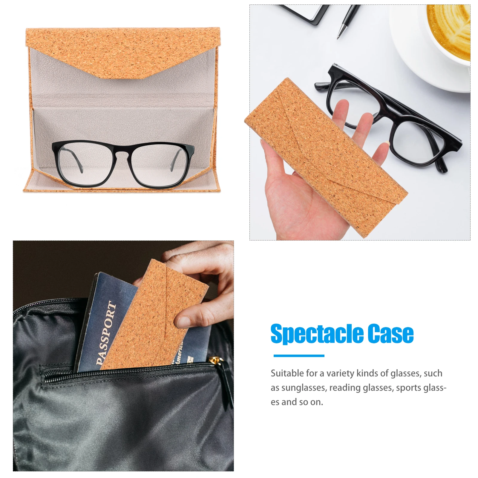Flocked Eyeglasses Case Portable Spectacles Storage Box for Sunglasses Reading Glasses Khaki Non Slip Hard Shell
Flocked Eyeglasses Case Portable Spectacles Storage Box for Sunglasses Reading Glasses Khaki Non Slip Hard Shell