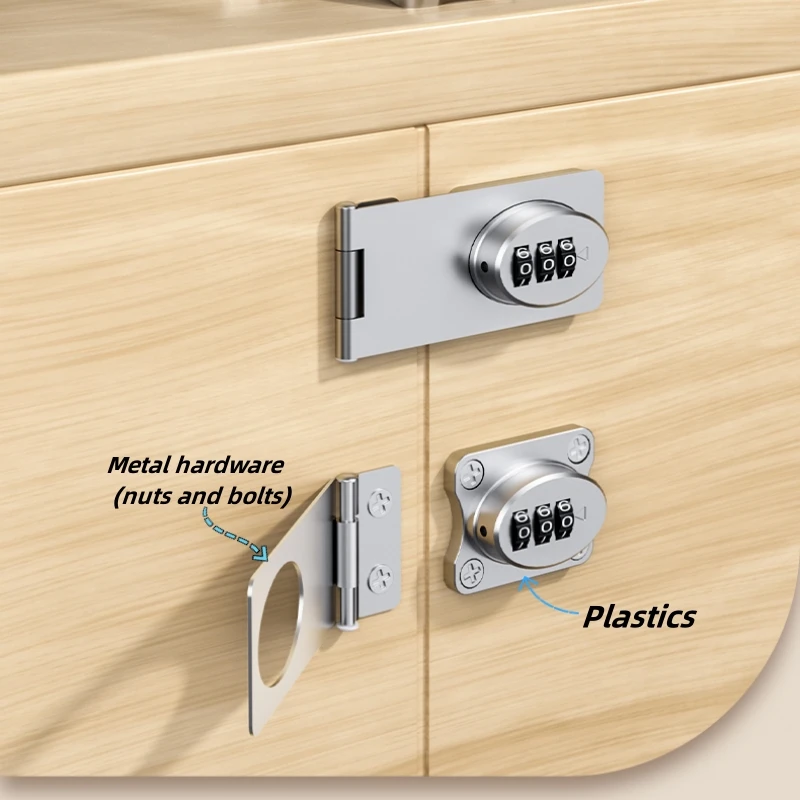 Password Locks Door MechanicalSecurity Slide Latch Lock for Small Doors Cabinets Barn Door Bathroom Outdoor Garage Garden
Password Locks Door MechanicalSecurity Slide Latch Lock for Small Doors Cabinets Barn Door Bathroom Outdoor Garage Garden
