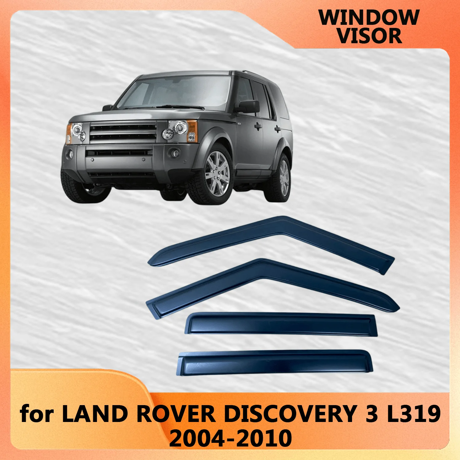 Оконный козырек для LAND ROVER DISCOVERY 3 L319 2004-2010, ветровые дефлекторы, защита от дождя, дверной козырек, вентиляционные шторы, вентиляционный козырек
Оконный козырек для LAND ROVER DISCOVERY 3 L319 2004-2010, ветровые дефлекторы, защита от дождя, дверной козырек, вентиляционные шторы, вентиляционный козырек