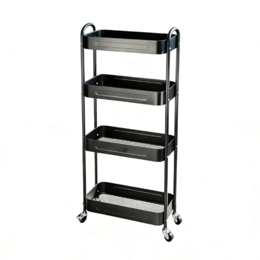 Slim Storage Cart with Wheels for Laundry Room Between Washer and Dryer, 7.1'' Narrow Rolling Cart with Wheels and Lockable Cas
Slim Storage Cart with Wheels for Laundry Room Between Washer and Dryer, 7.1'' Narrow Rolling Cart with Wheels and Lockable Cas