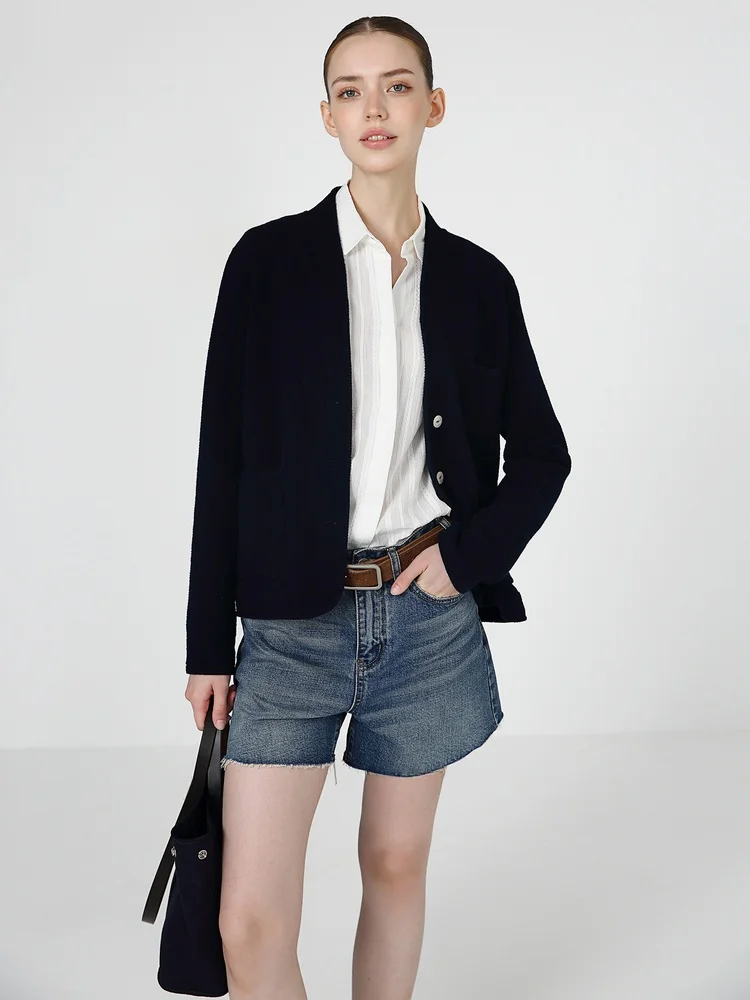 Женский повседневный костюм-жакет AIMURSE свободного кроя, оригинальный дизайн, из смесового хлопка, с V-образным вырезом, на пуговицах
Женский повседневный костюм-жакет AIMURSE свободного кроя, оригинальный дизайн, из смесового хлопка, с V-образным вырезом, на пуговицах