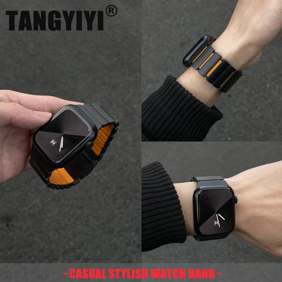 Titanium Metal Strap For Apple Watch Series S11/10/9/8/7/6/5/4/SE/Ultra 2 Magnetic Watch Band iWatch 49/46/45/44/42/41/40/38mm
Titanium Metal Strap For Apple Watch Series S11/10/9/8/7/6/5/4/SE/Ultra 2 Magnetic Watch Band iWatch 49/46/45/44/42/41/40/38mm