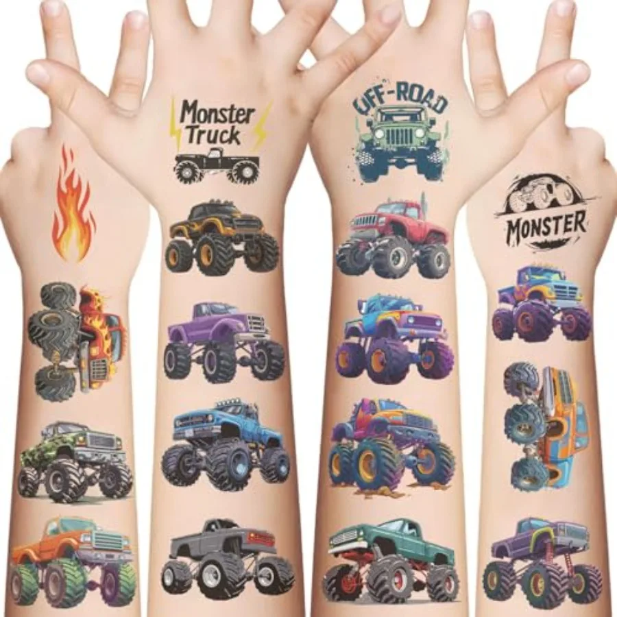 Limited-time special offer 0 Sheets Monster truck Temporary Tattoos Birthday Themed Party Supplies Decoration Favors Cartoon Cu
Limited-time special offer 0 Sheets Monster truck Temporary Tattoos Birthday Themed Party Supplies Decoration Favors Cartoon Cu