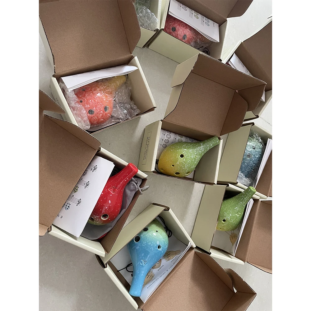 Wholesale 15PCS Six-hole Ocarina 6-hole Professional Musical Instrument Ceramic For Beginner
Wholesale 15PCS Six-hole Ocarina 6-hole Professional Musical Instrument Ceramic For Beginner
