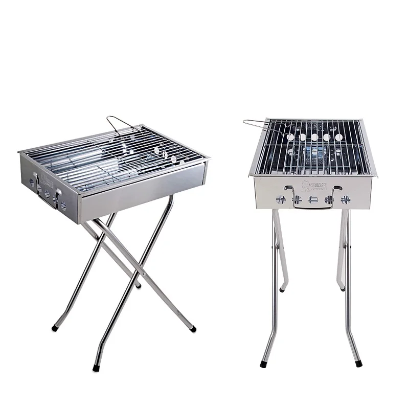 Portable Stainless Steel BBQ Grill Large Folding Barbecue Charcoal Grill for Outdoor Cooking Camping
Portable Stainless Steel BBQ Grill Large Folding Barbecue Charcoal Grill for Outdoor Cooking Camping