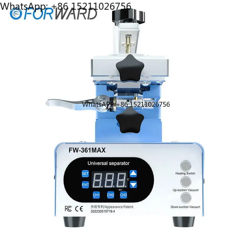 FORWARD FW-361Max 2022 Mid-Frame Removal & Separator Rotary Vacuum Heating Table Screen for Phone Repair US Hot Sale
FORWARD FW-361Max 2022 Mid-Frame Removal & Separator Rotary Vacuum Heating Table Screen for Phone Repair US Hot Sale