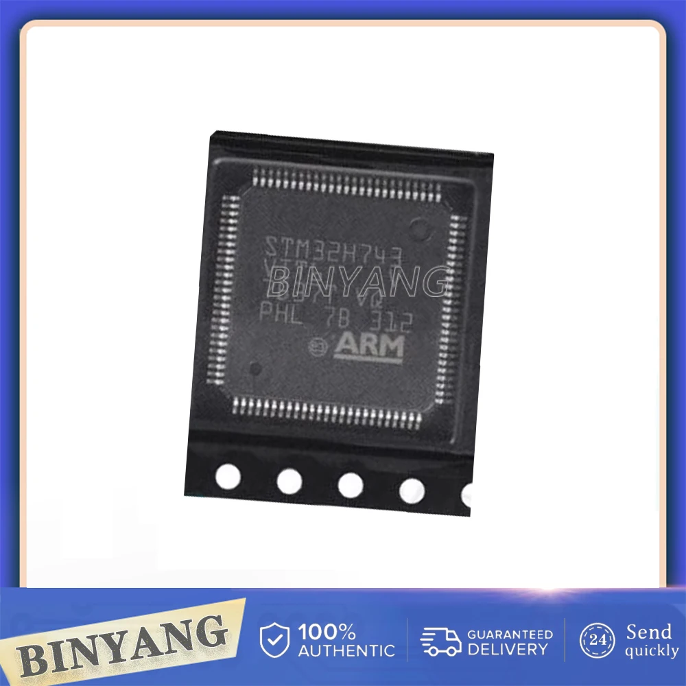 5 шт./партия STM32H743VIT6 STM32H743 QFP100 100% новые импортные оригинальные IC-чипы Быстрая доставка
5 шт./партия STM32H743VIT6 STM32H743 QFP100 100% новые импортные оригинальные IC-чипы Быстрая доставка