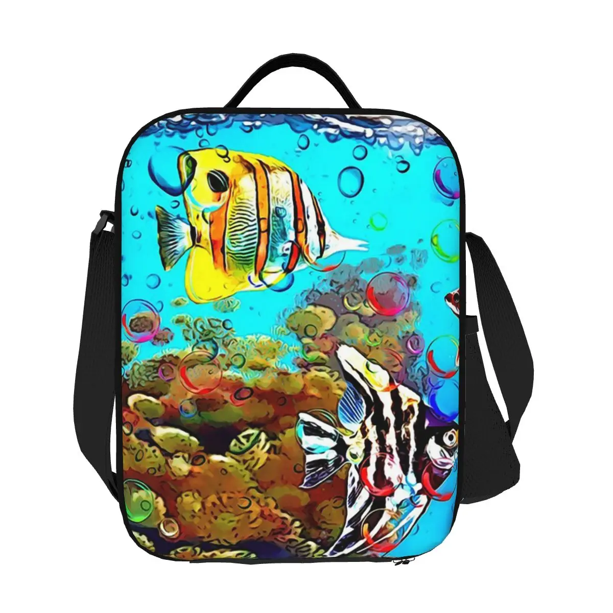 Тропические рыбы, подводный мир, изолированные сумки для обеда, ланч-боксы, холодильник, термосумки для еды для пикника для женщин, студентов, работы
Тропические рыбы, подводный мир, изолированные сумки для обеда, ланч-боксы, холодильник, термосумки для еды для пикника для женщин, студентов, работы