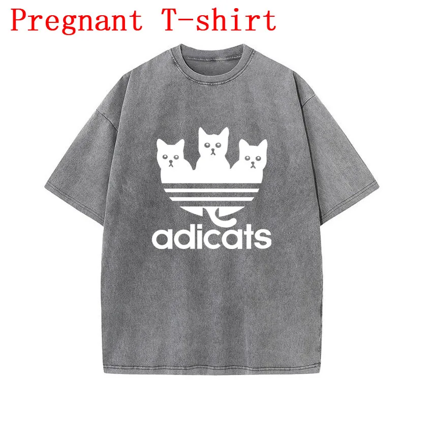 Short Sleeves Street Creative Adicats Cartoon Printing T-shirt Pregnant Woman Fashion Harajuku Retro Tops Maternity Woman Tee
Short Sleeves Street Creative Adicats Cartoon Printing T-shirt Pregnant Woman Fashion Harajuku Retro Tops Maternity Woman Tee