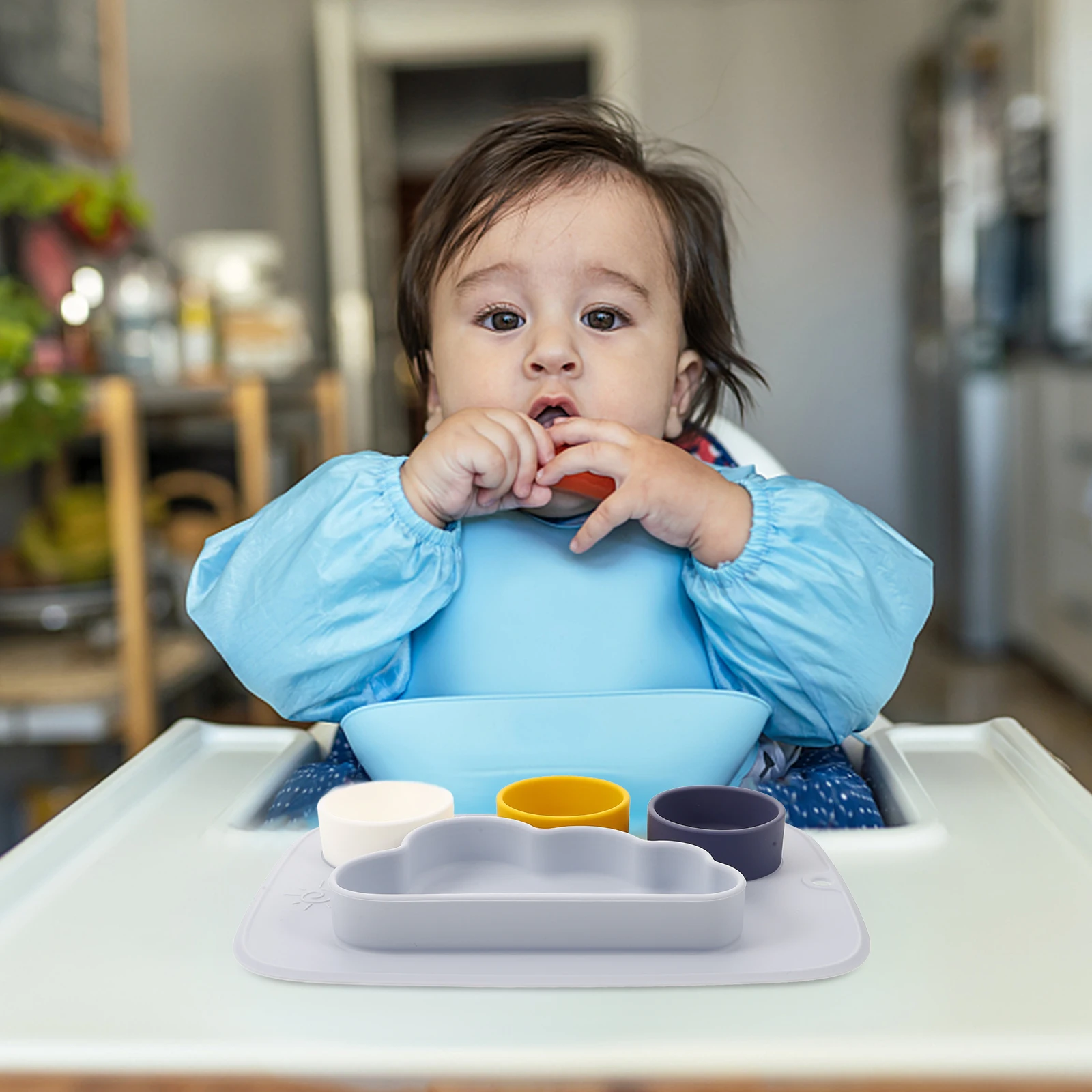 Suction Plate For Baby Divided Food Grade Silicone Nonslip Kids Meal Solution Microwave Oven Dishwasher Toddler Plates
Suction Plate For Baby Divided Food Grade Silicone Nonslip Kids Meal Solution Microwave Oven Dishwasher Toddler Plates