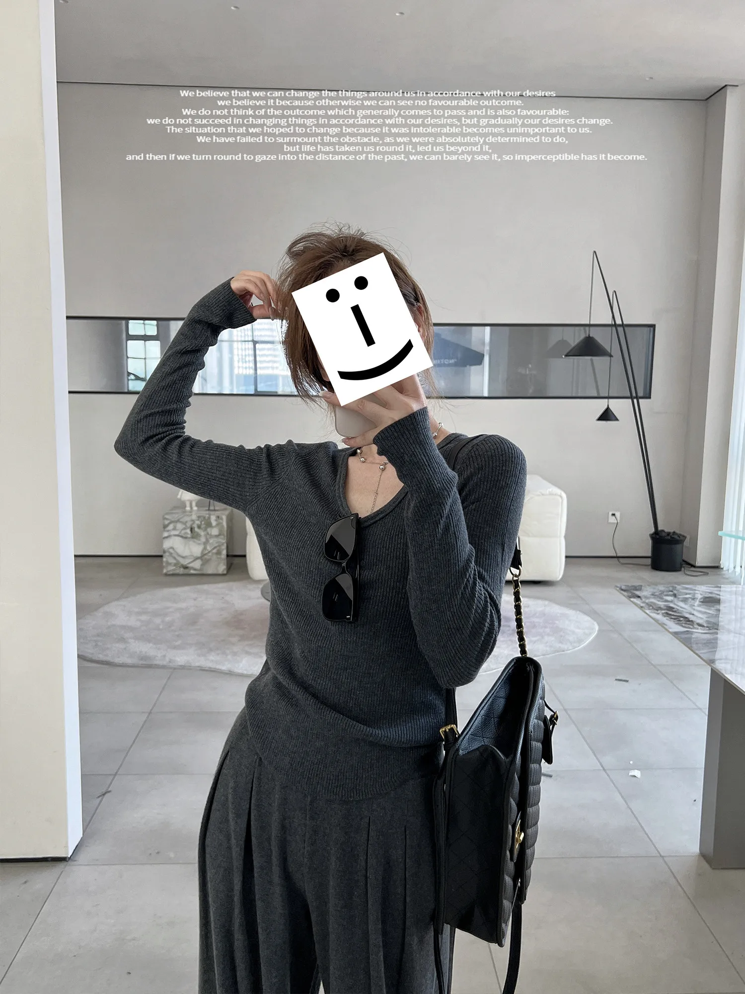 M Big Sister's New Bla Slim Fit Long Sve U-Ne Knitted Top Women's Design Sense Base Layer irt Thin Sle
M Big Sister's New Bla Slim Fit Long Sve U-Ne Knitted Top Women's Design Sense Base Layer irt Thin Sle