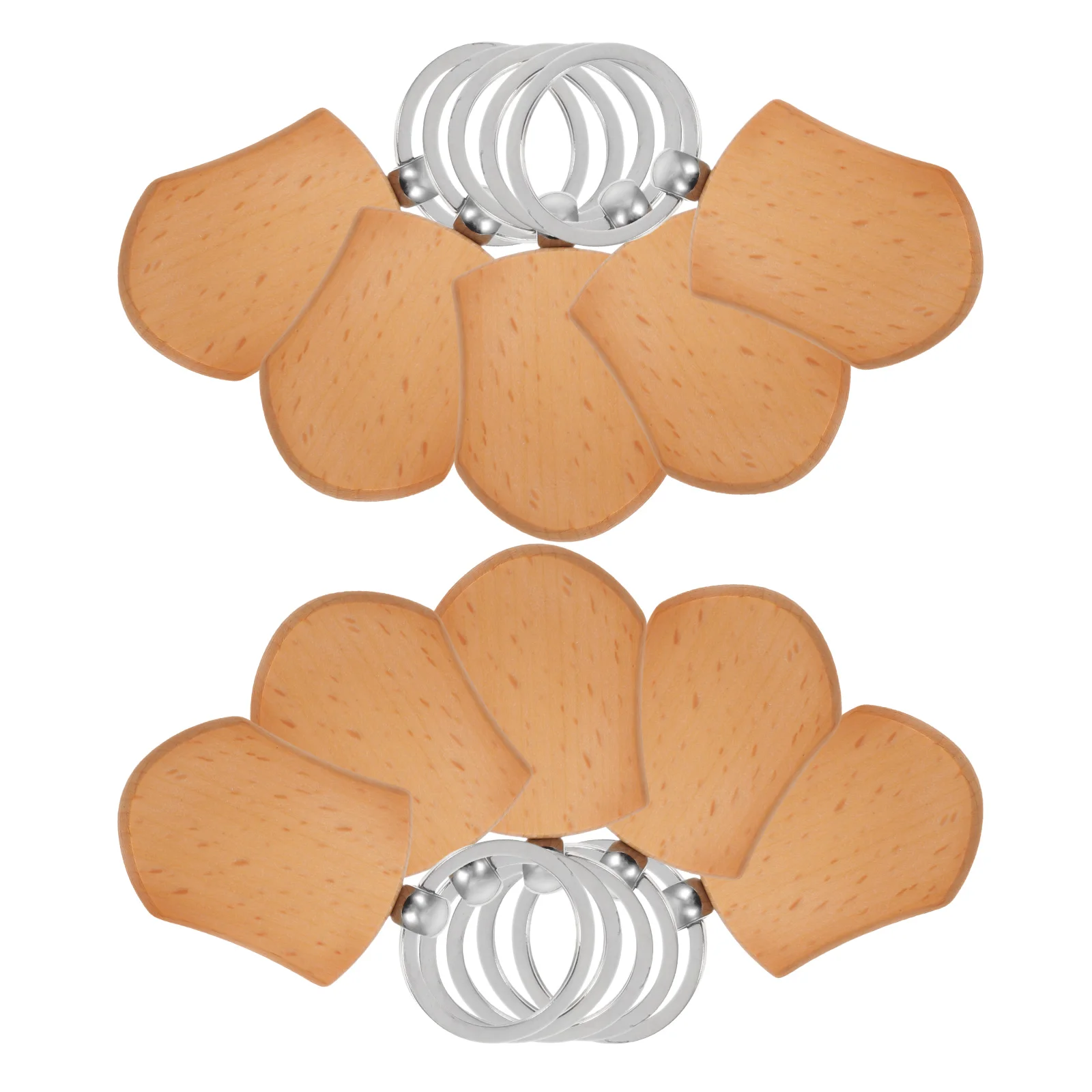 10 Pcs Wooden Keychain Making Kit Blank Pendants Slice Ornaments for Kids Lettering
10 Pcs Wooden Keychain Making Kit Blank Pendants Slice Ornaments for Kids Lettering