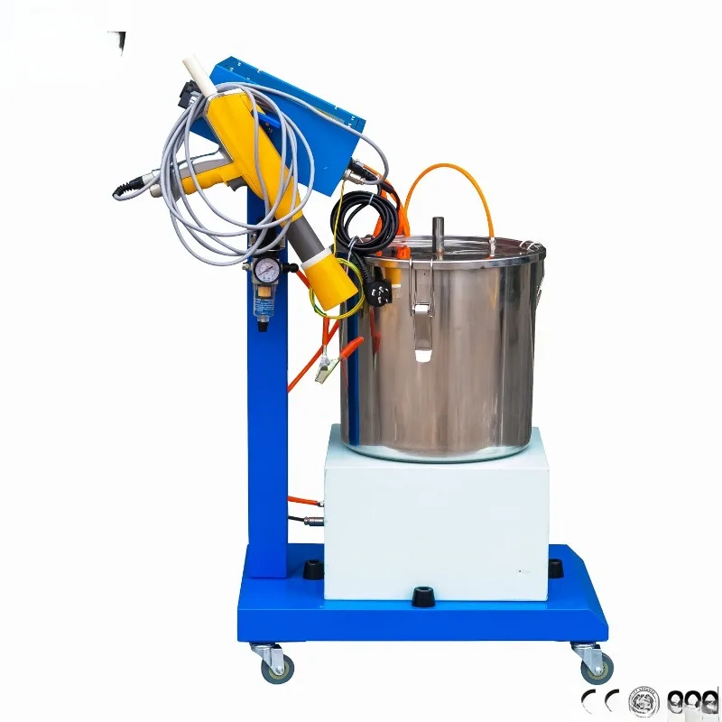 Stainless steel barrel electrostatic car storage box plastic foam cardboard groove flocking machine coating equipment
Stainless steel barrel electrostatic car storage box plastic foam cardboard groove flocking machine coating equipment