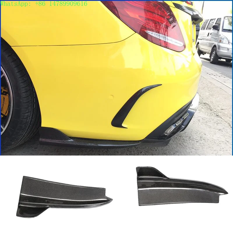 High Quality Carbon Fiber Rear Side Diffuser Lip Trim for C Class W205 C63 C200L C260 Coupe 2 Doors 2015-2021
High Quality Carbon Fiber Rear Side Diffuser Lip Trim for C Class W205 C63 C200L C260 Coupe 2 Doors 2015-2021