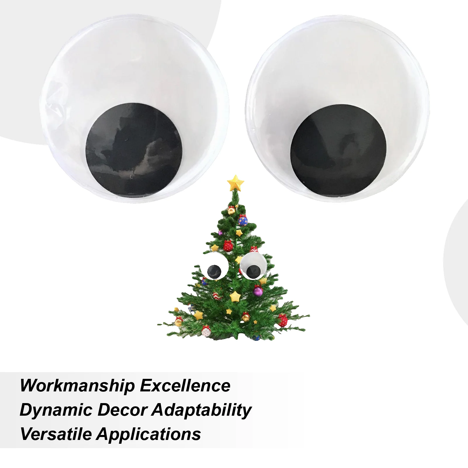 Large Googly Eyes 1 Pair Self Adhesive Wiggle Eyes Craft Supplies for Halloween Home Holiday Party Supplies Desk Dormitory Room
Large Googly Eyes 1 Pair Self Adhesive Wiggle Eyes Craft Supplies for Halloween Home Holiday Party Supplies Desk Dormitory Room
