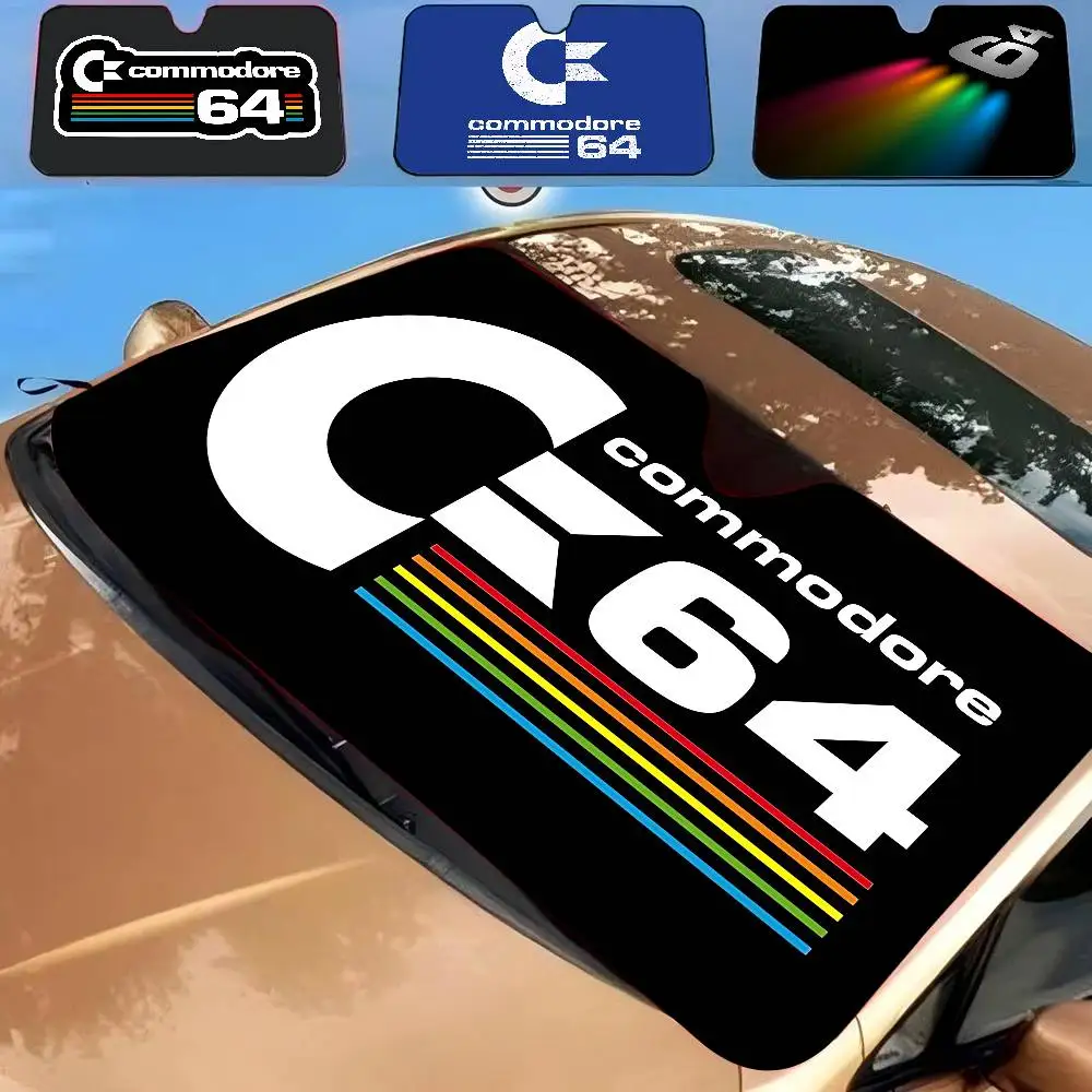 C-Commodore 64 Logo Car Windshield Foldable Sun Shade Cover Block Reflector Portable Breathable Anti UV Protector Screen
C-Commodore 64 Logo Car Windshield Foldable Sun Shade Cover Block Reflector Portable Breathable Anti UV Protector Screen