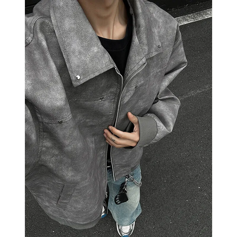 Spring Short Jacket Men Fashion Retro Tie Dye Jacket Men Streetwear Hip-hop Loose Bomber Jacket Mens Motorcycle Jackets Coat
Spring Short Jacket Men Fashion Retro Tie Dye Jacket Men Streetwear Hip-hop Loose Bomber Jacket Mens Motorcycle Jackets Coat