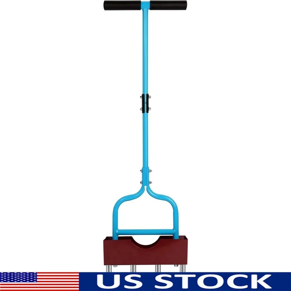 Lawn Aerator Tool with Blue Handle Optimal Soil Aeration Durable Red Base Metal Tines Promote Water Oxygen Nutrient Absorption
Lawn Aerator Tool with Blue Handle Optimal Soil Aeration Durable Red Base Metal Tines Promote Water Oxygen Nutrient Absorption