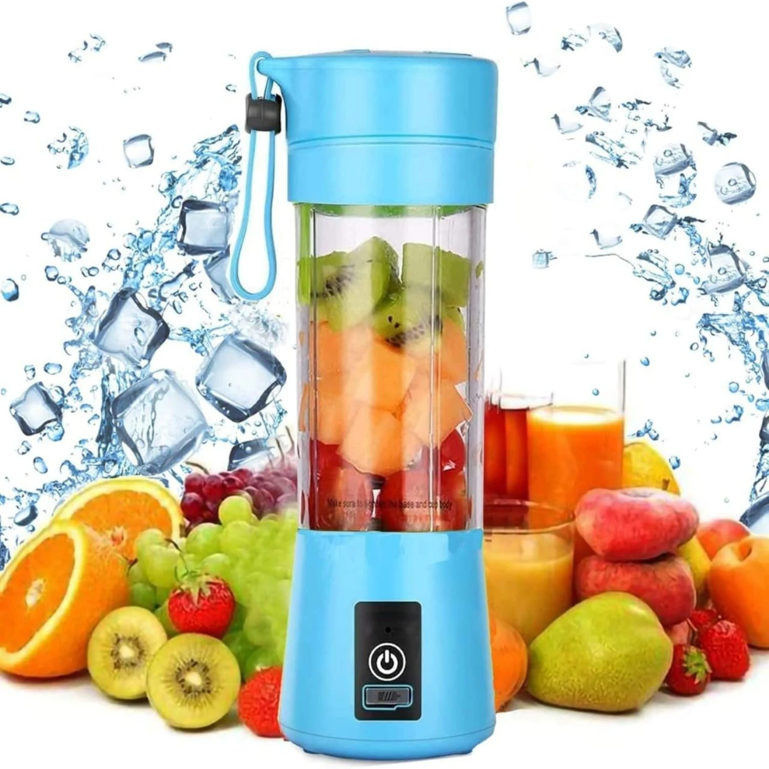 Rechargeable Portable Smoothies Blender - Mini Personal Juicer for Shakes and Smoothies, USB Charging, Cordless Travel Blender B
Rechargeable Portable Smoothies Blender - Mini Personal Juicer for Shakes and Smoothies, USB Charging, Cordless Travel Blender B