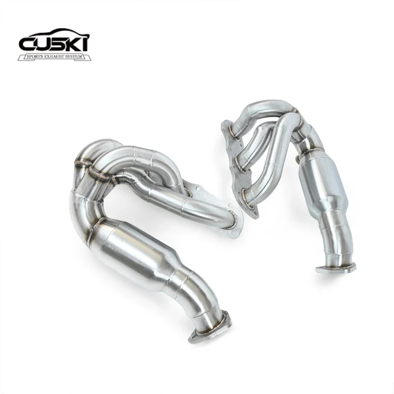 High Performance exhaust collector with catalyst manifold for Porsche Boxster/Cayman 987.2 2008-2012stainless steel car exhaust
High Performance exhaust collector with catalyst manifold for Porsche Boxster/Cayman 987.2 2008-2012stainless steel car exhaust