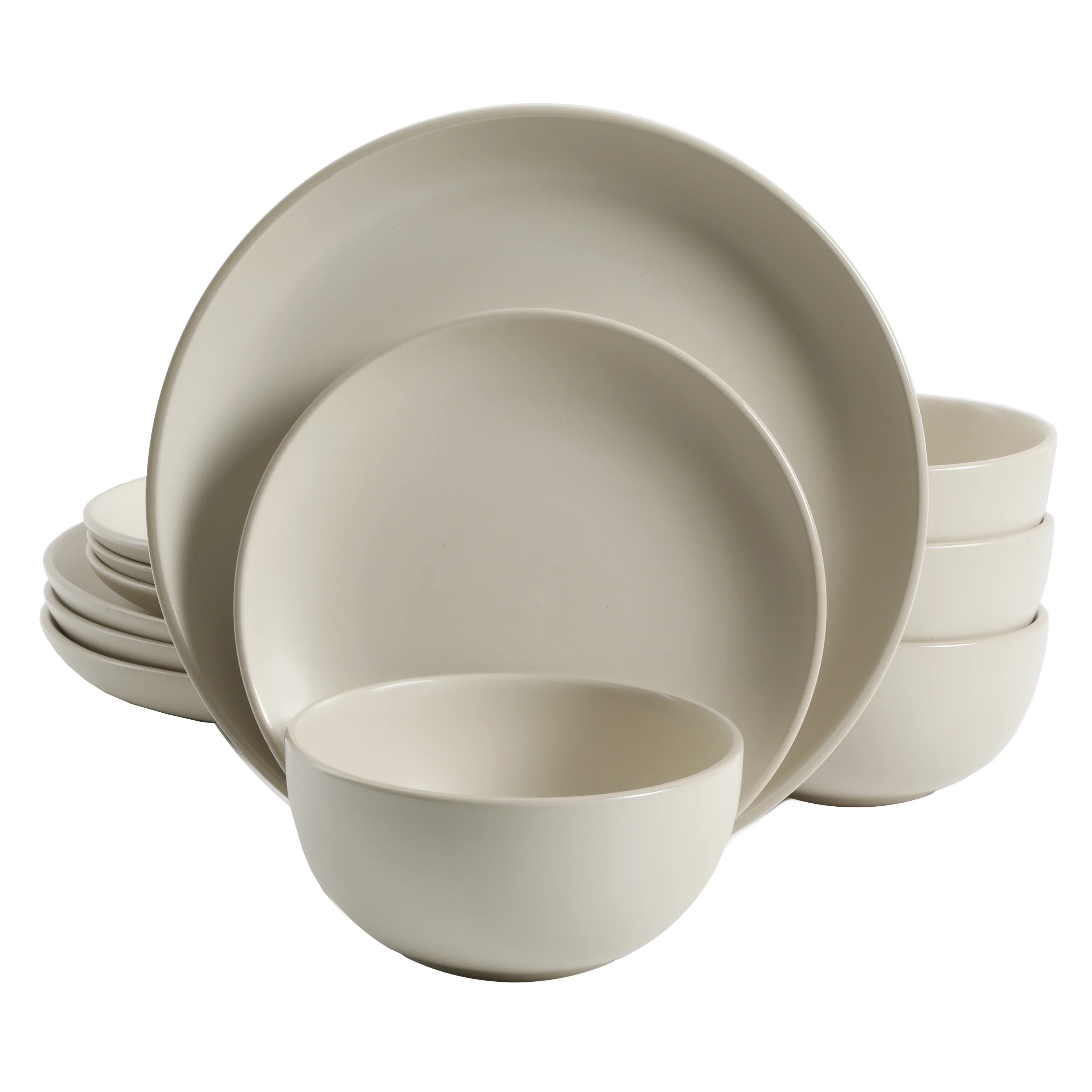Zuri Matte 12-Piece Dinnerware Set in Cream Finish
Zuri Matte 12-Piece Dinnerware Set in Cream Finish