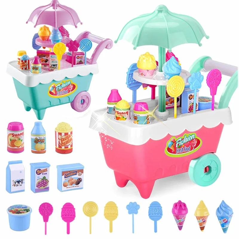 Magic Ice Cream Cart Toy for Girls DIY Candy Maker Playset Mini Handcart Perfect for Halloween Christmas Role Play Home Party
Magic Ice Cream Cart Toy for Girls DIY Candy Maker Playset Mini Handcart Perfect for Halloween Christmas Role Play Home Party