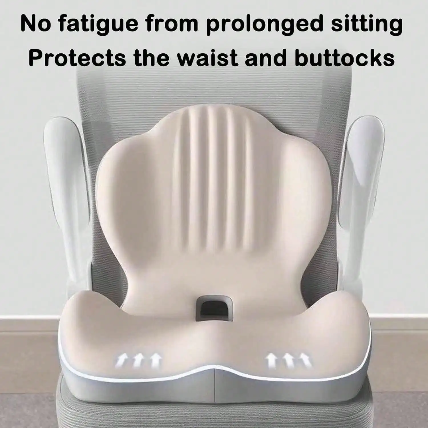 Memory Foam L-Shaped Seat Cushion,Lumbar Support Seat,Ergonomic Seat Cushion with Lumbar Support,Multi - Purpose Orthopedic Seat Pillow,for Office Chair, Dining Chair,Car, Truck(Beige)
Memory Foam L-Shaped Seat Cushion,Lumbar Support Seat,Ergonomic Seat Cushion with Lumbar Support,Multi - Purpose Orthopedic Seat Pillow,for Office Chair, Dining Chair,Car, Truck(Beige)
