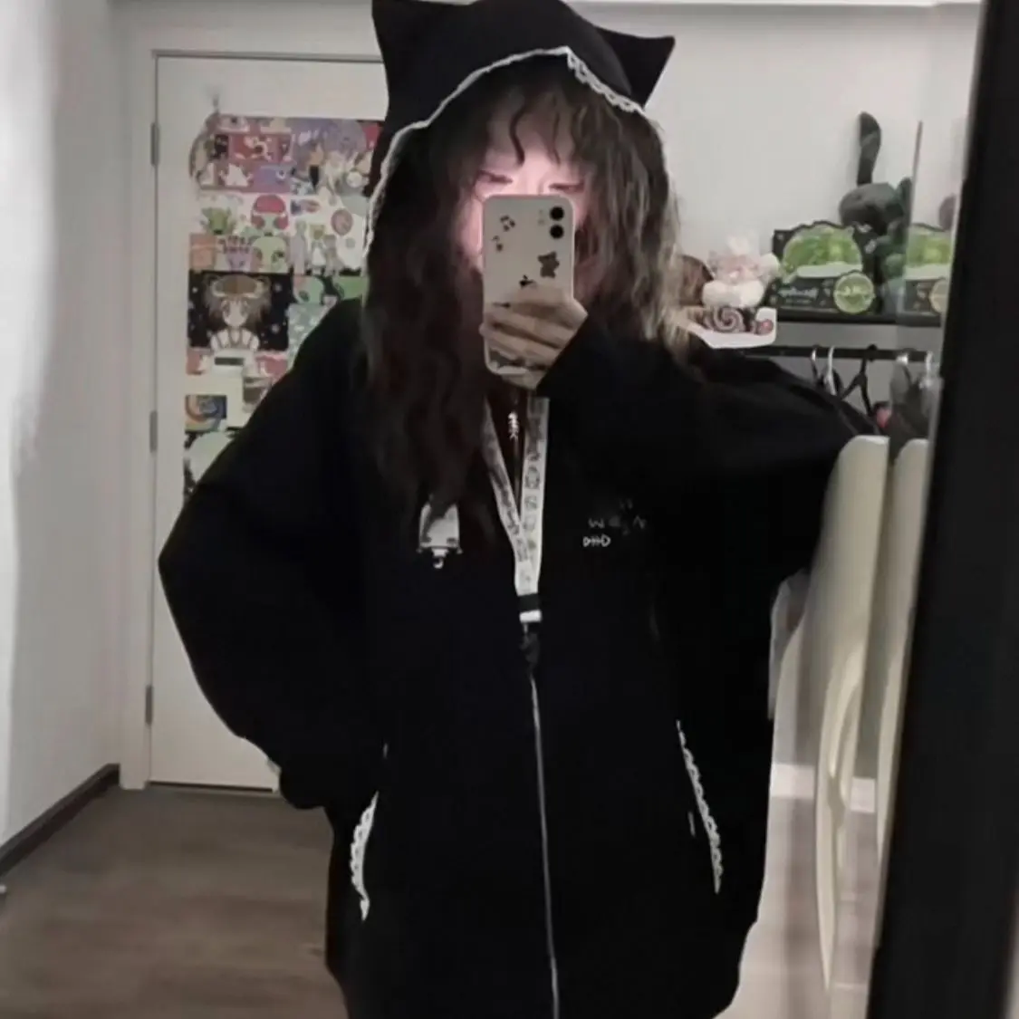 Harajuku Sweet Zipper Hoodie Women Casual Y2K Subculture Cat Ear Print Long Sleeve Spring Autumn Casual Kawaii Girl Clothing
Harajuku Sweet Zipper Hoodie Women Casual Y2K Subculture Cat Ear Print Long Sleeve Spring Autumn Casual Kawaii Girl Clothing