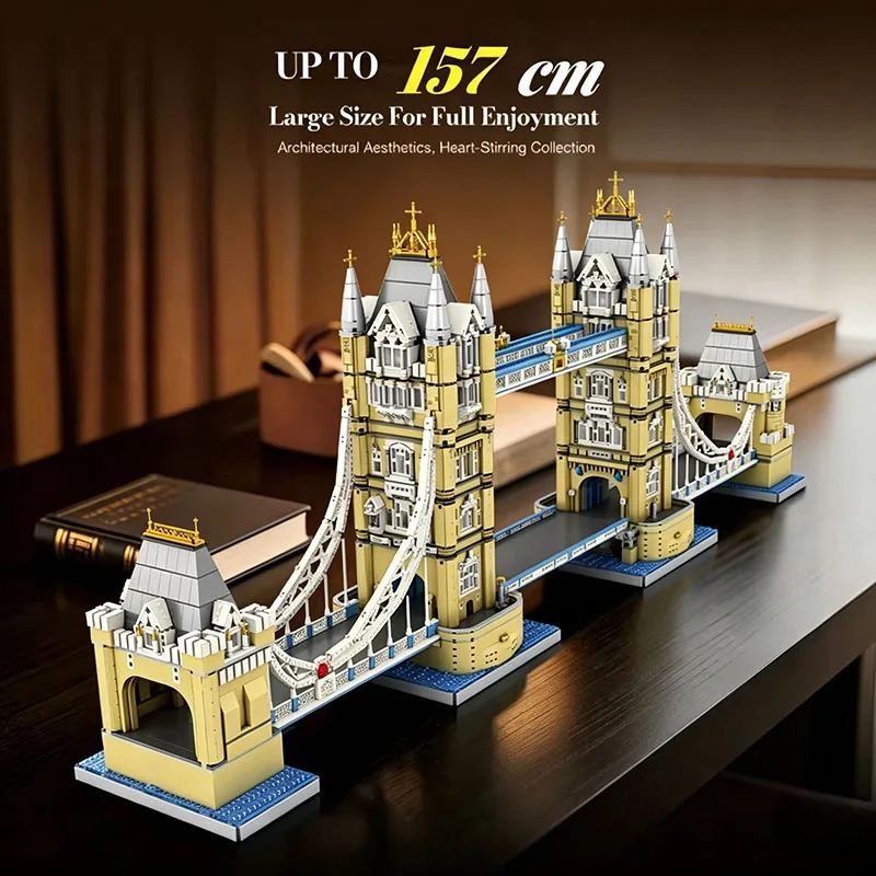 9782PCS Gothic Tower Bridge Building Blocks Famous Landmark Architecture Model Bricks Desktop Decoration Educational DIY Gift
9782PCS Gothic Tower Bridge Building Blocks Famous Landmark Architecture Model Bricks Desktop Decoration Educational DIY Gift