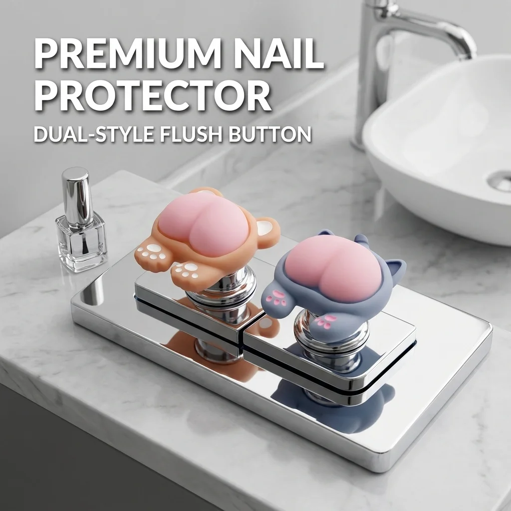Creative Cute Toilet Press Animal Butt Nail Protector Water Tank Buttons Push Switch Rabbit Water Press Flush Button Bathroom
Creative Cute Toilet Press Animal Butt Nail Protector Water Tank Buttons Push Switch Rabbit Water Press Flush Button Bathroom