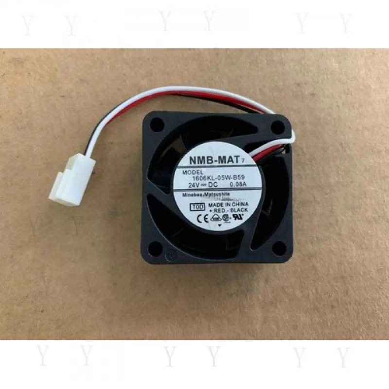 Вентилятор охлаждения NMB MAT Y+ 1606KL-05W-B59, 24В DC, 40x40x15мм, 4015, с разъемом, новый
Вентилятор охлаждения NMB MAT Y+ 1606KL-05W-B59, 24В DC, 40x40x15мм, 4015, с разъемом, новый