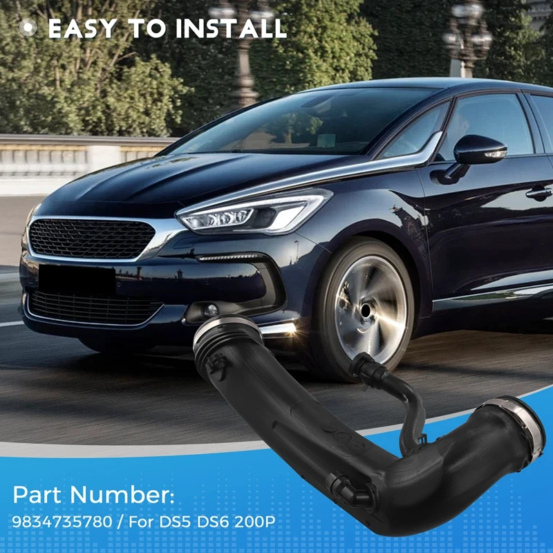 Впускная воздухозаборная труба с турбонаддувом 9834735780 для Citroen DS5 DS6 200P
Впускная воздухозаборная труба с турбонаддувом 9834735780 для Citroen DS5 DS6 200P