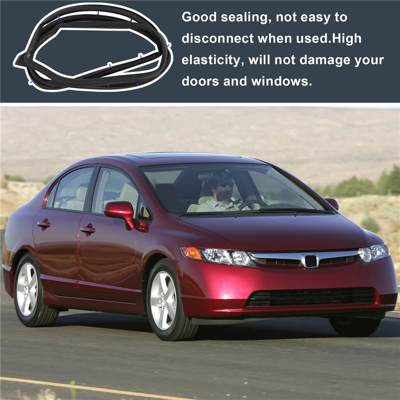1Pair Front Door Weatherstrip Waterproof Adhesive Strip 72350-SNA-A01 72310-SNA-A01 For Honda Civic 2006-2010
1Pair Front Door Weatherstrip Waterproof Adhesive Strip 72350-SNA-A01 72310-SNA-A01 For Honda Civic 2006-2010