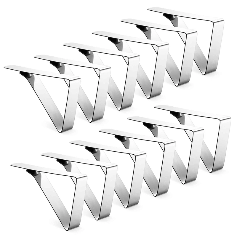 50 Piece Tablecloth Clips Cloth Cover Clamp Stainless Steel Picnic Party Garden Supplies
50 Piece Tablecloth Clips Cloth Cover Clamp Stainless Steel Picnic Party Garden Supplies