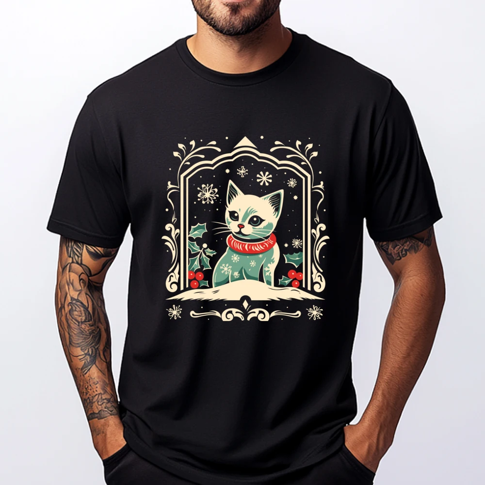 Autumn Winter Cat For Men And Teeshirt Short Sleeve Tee Chinese Style Fall Clothes Aesthetic Custom T Shirt
Autumn Winter Cat For Men And Teeshirt Short Sleeve Tee Chinese Style Fall Clothes Aesthetic Custom T Shirt