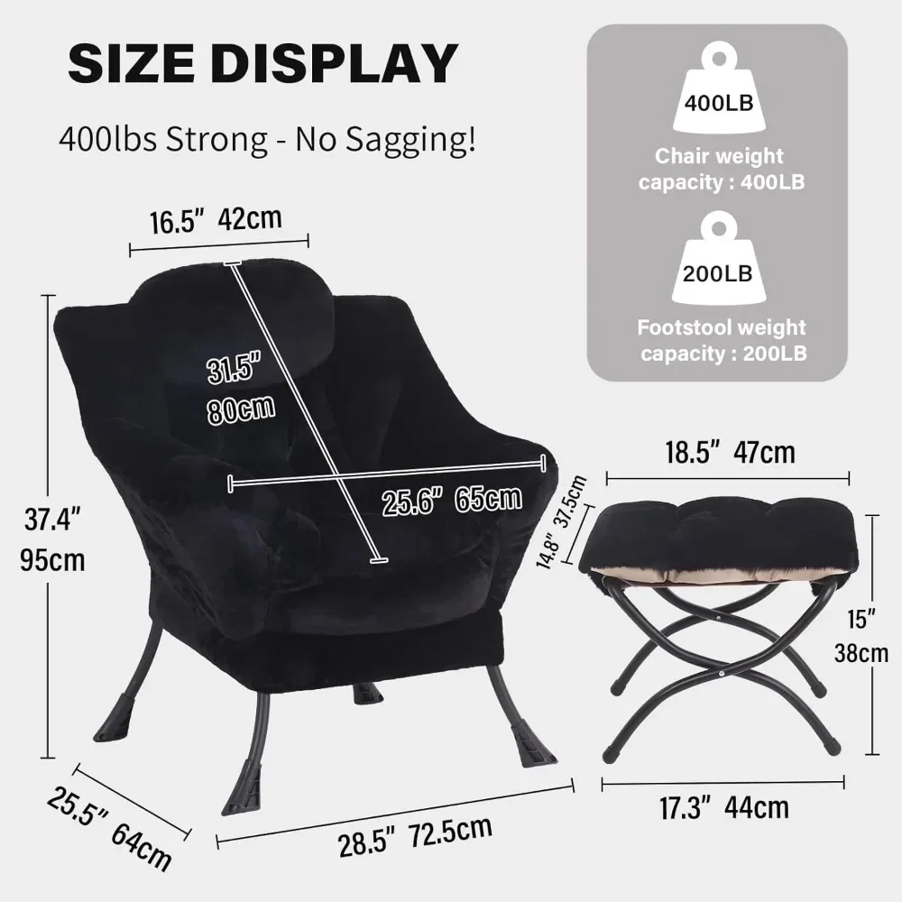 Хит продаж: Современное кресло-релакс с оттоманкой, плюшевое бархатное кресло для отдыха, удобное кресло-диван для чтения с подставкой для ног для гостиной
Хит продаж: Современное кресло-релакс с оттоманкой, плюшевое бархатное кресло для отдыха, удобное кресло-диван для чтения с подставкой для ног для гостиной