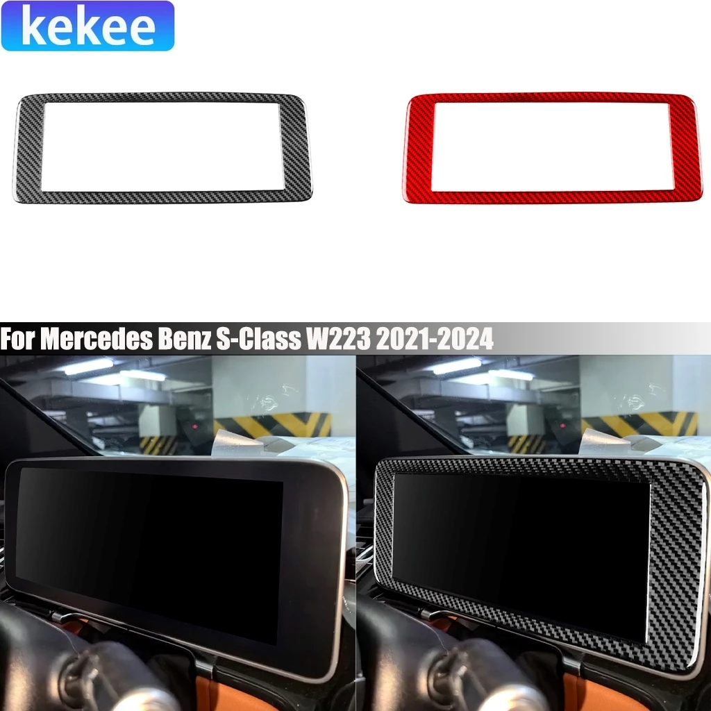 Carbon Fiber Dashboard Speedometer Cover Sticker Car Accessories Interior Trim For Mercedes Benz Maybach S-Class W223 2021-2024 
Carbon Fiber Dashboard Speedometer Cover Sticker Car Accessories Interior Trim For Mercedes Benz Maybach S-Class W223 2021-2024
