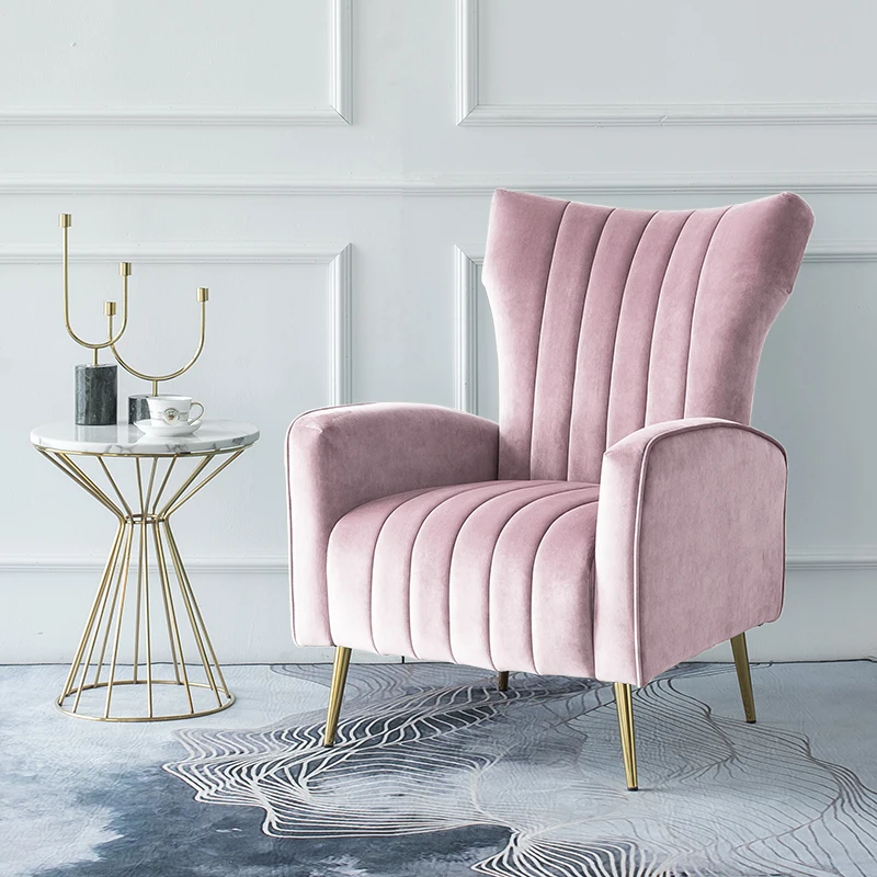 Modern Luxury Upholstered Velvet Single Sofa Chair High Back Leisure Accent Arm Chair for Living Room
Modern Luxury Upholstered Velvet Single Sofa Chair High Back Leisure Accent Arm Chair for Living Room