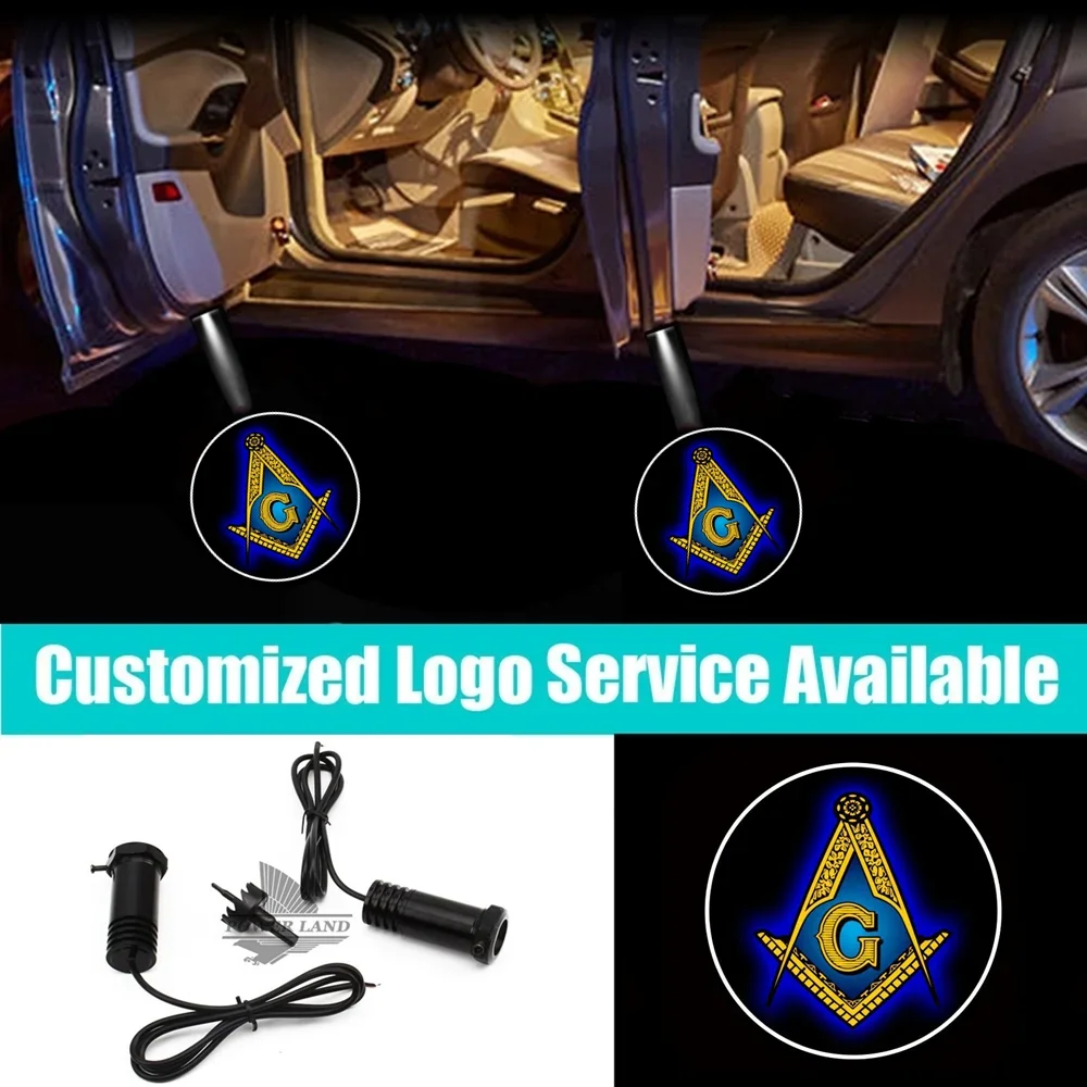 2Pcs LED MASONIC FREEMASON Logo Wired Car Door Welcome Laser Projector Courtesy Shadow Lights
2Pcs LED MASONIC FREEMASON Logo Wired Car Door Welcome Laser Projector Courtesy Shadow Lights