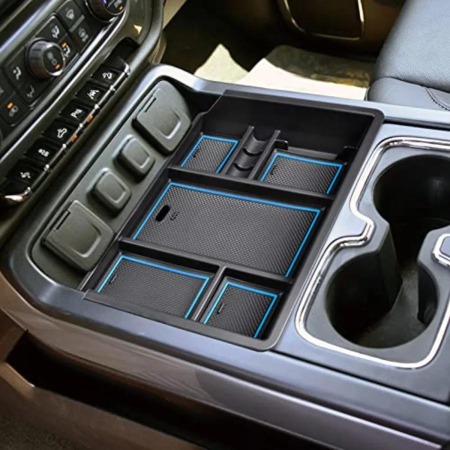 Center Console Organizer Tray Compatible with Chevy Silverado/GMC Sierra 1500/2500/3500HD 2014-2018, 15-19 Silverado/Sierra 250
Center Console Organizer Tray Compatible with Chevy Silverado/GMC Sierra 1500/2500/3500HD 2014-2018, 15-19 Silverado/Sierra 250