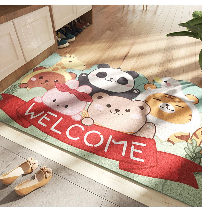 Non-Slip PVC Floor Mat, Welcome Carpets, Cartoon Animals Rugs, Stair, Hallway, Home, Bathroom, Living Room
Non-Slip PVC Floor Mat, Welcome Carpets, Cartoon Animals Rugs, Stair, Hallway, Home, Bathroom, Living Room