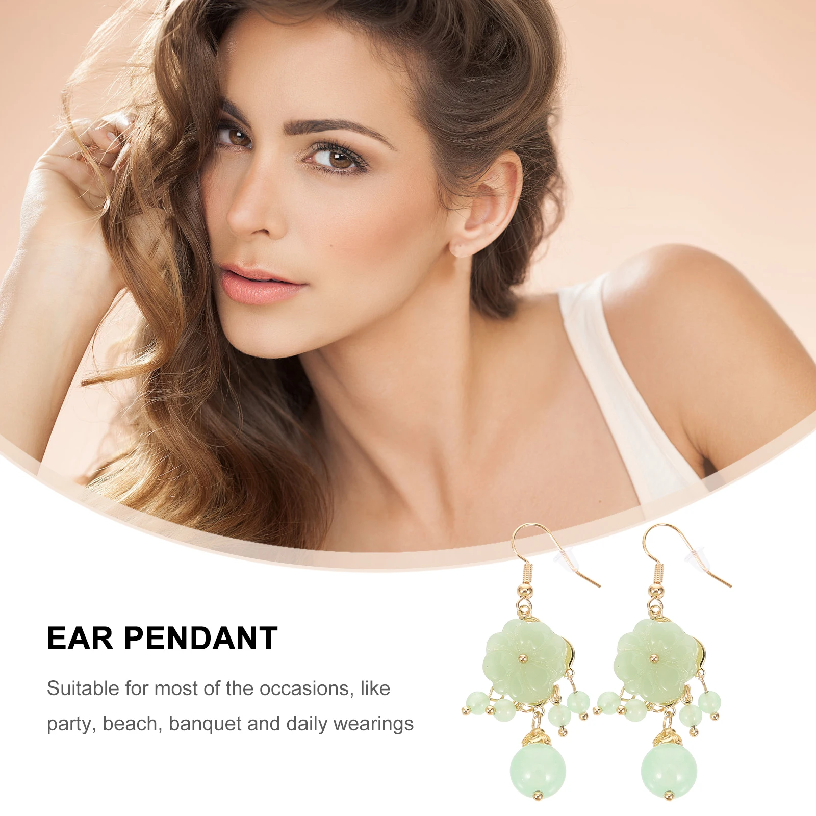 Emerald Dangle Earrings Women Jade Hook Teen Gem Drop Ladies Fashionable Statement Ear Jewelry Elegant Girls Accessories
Emerald Dangle Earrings Women Jade Hook Teen Gem Drop Ladies Fashionable Statement Ear Jewelry Elegant Girls Accessories