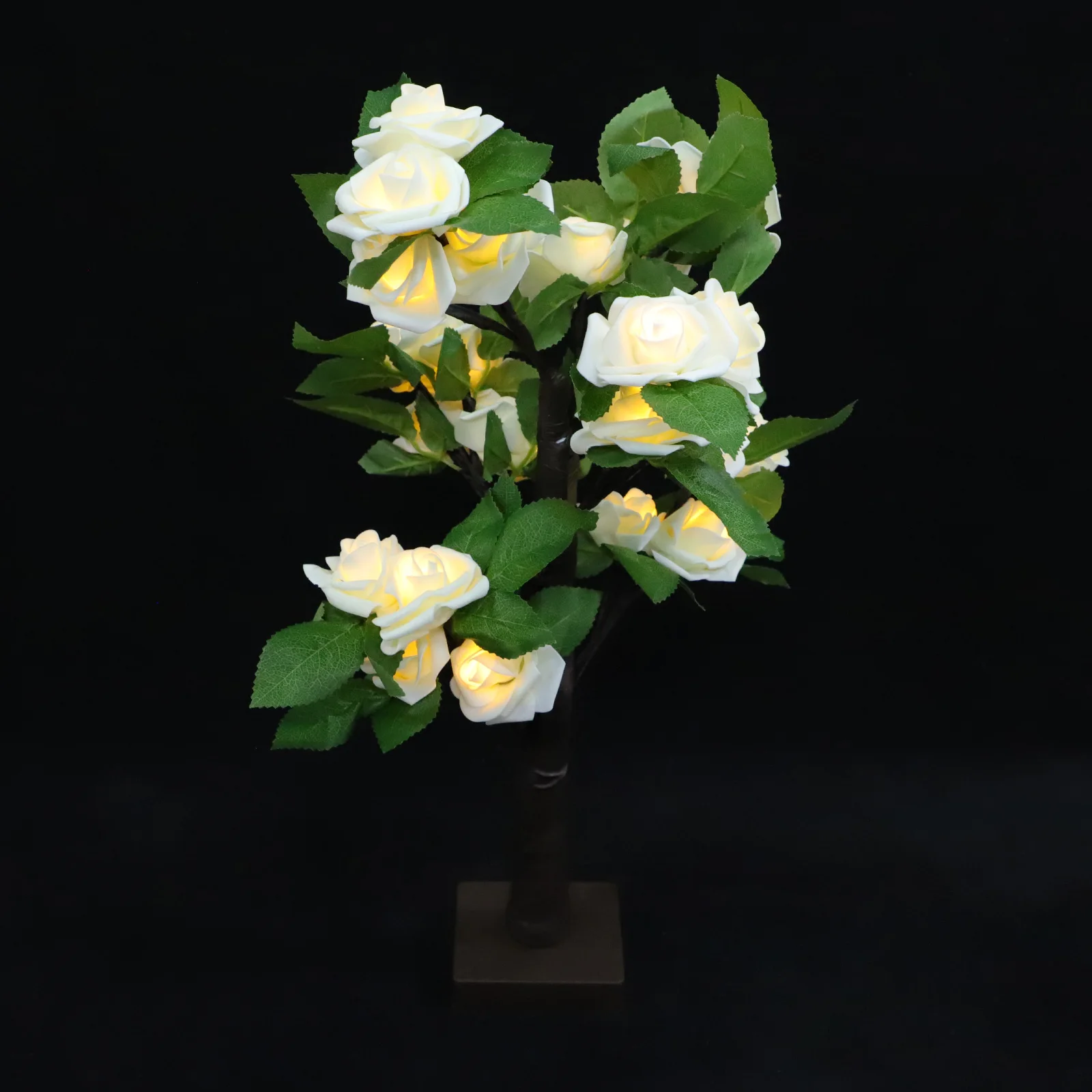 Rose Flower Tree Lamp Decorative Night LED Light Plastic Material Bedroom Room Table Top nament
Rose Flower Tree Lamp Decorative Night LED Light Plastic Material Bedroom Room Table Top nament