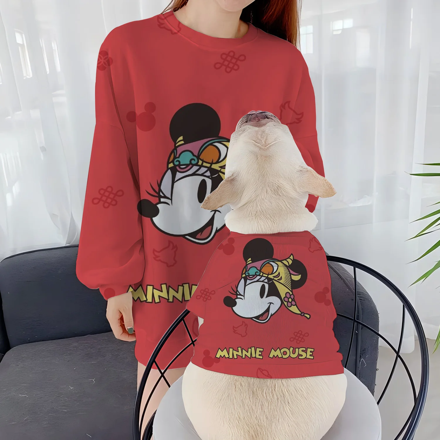 Long Sleeve Casual Sweatshirts Mickey Women Clothing Minnie Mouse Round Neck Parent-Child Clothes Pullover Disney Women's Autumn
Long Sleeve Casual Sweatshirts Mickey Women Clothing Minnie Mouse Round Neck Parent-Child Clothes Pullover Disney Women's Autumn
