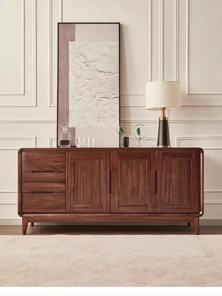 Nordic black walnut solid wood side cabinet light luxury wall minimalist storage restaurant storage cabinet
Nordic black walnut solid wood side cabinet light luxury wall minimalist storage restaurant storage cabinet