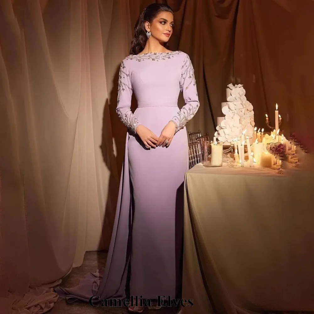 Customized Exquisite O-neck Mermaid Button Evening Dress Charming Lace Applique Prom Dress Full Sleeve Party Gown вечернее плать
Customized Exquisite O-neck Mermaid Button Evening Dress Charming Lace Applique Prom Dress Full Sleeve Party Gown вечернее плать