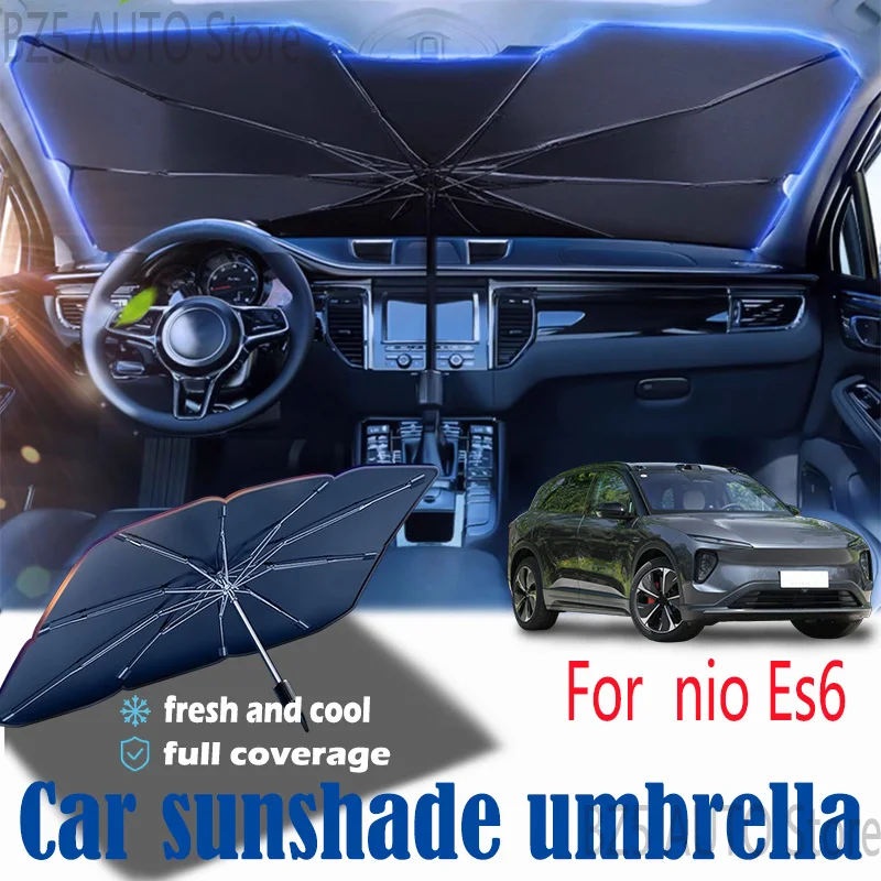 For nio Es6 front windshield panel, sun visor, summer accessories, heat insulation, sun shading, sun protection
For nio Es6 front windshield panel, sun visor, summer accessories, heat insulation, sun shading, sun protection