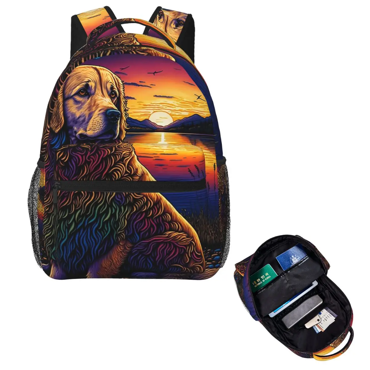 Furry Friend In Sunset Student Backpack School Bag Hiking Travel Daypack for Boys Girls Fashion Bookbag Shoulder Bags
Furry Friend In Sunset Student Backpack School Bag Hiking Travel Daypack for Boys Girls Fashion Bookbag Shoulder Bags