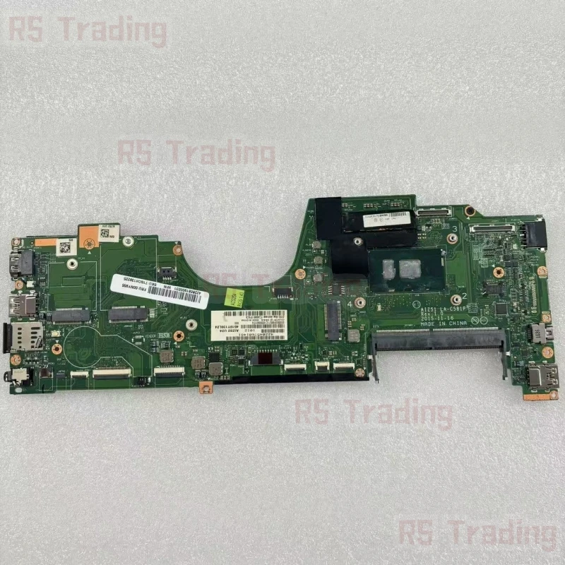 LA-C581P для Lenovo ThinkPad YOGA 260, материнская плата для ноутбука с SR2F0 I5-6300U, тест процессора, работа в порядке
LA-C581P для Lenovo ThinkPad YOGA 260, материнская плата для ноутбука с SR2F0 I5-6300U, тест процессора, работа в порядке