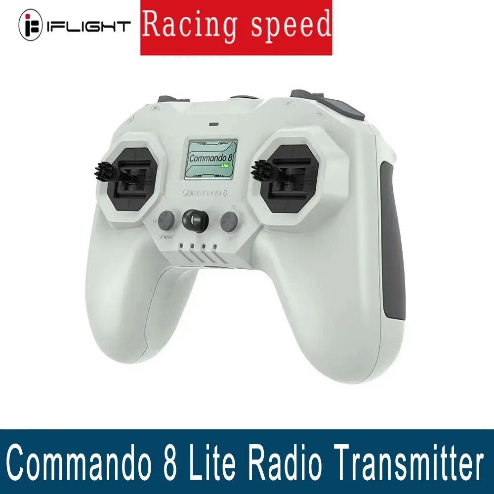 iFlight Commando 8 Lite Радиопередатчик Пульт дистанционного управления ExpressLRS 2,4 ГГц 100 МВт Встроенный аккумулятор для RC FPV Racing Drone
iFlight Commando 8 Lite Радиопередатчик Пульт дистанционного управления ExpressLRS 2,4 ГГц 100 МВт Встроенный аккумулятор для RC FPV Racing Drone